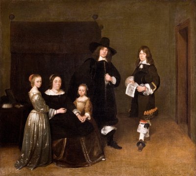 Portrait of a Family by Gerhard ter Borch